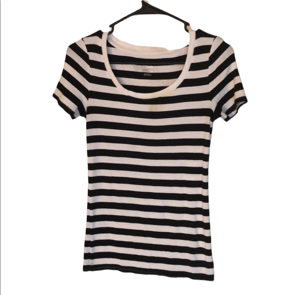 Merona scoop neck stripe top size XS